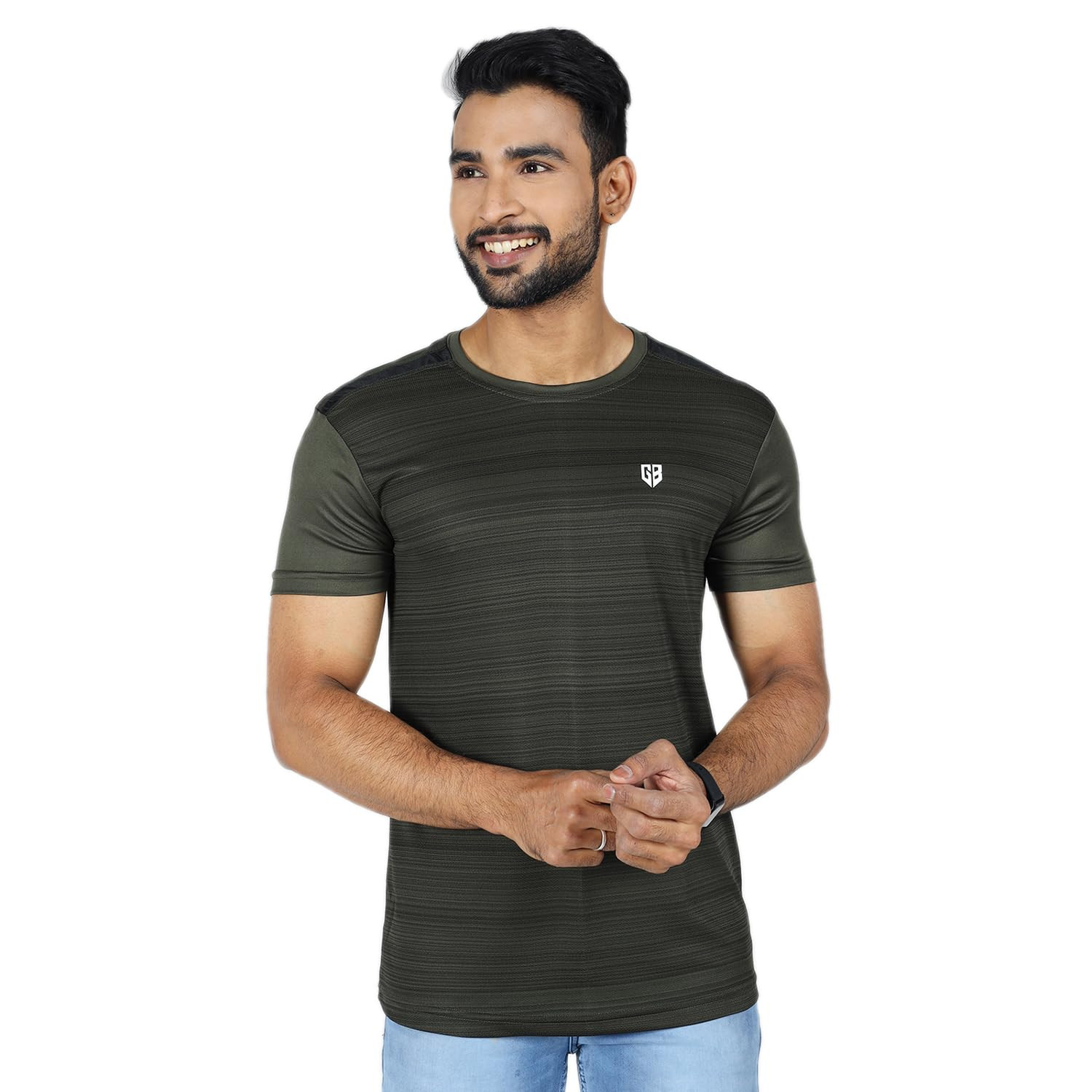 blackberrys Men's Urban Full Sleeve India Slim Fit Shirt Brown,Size -39