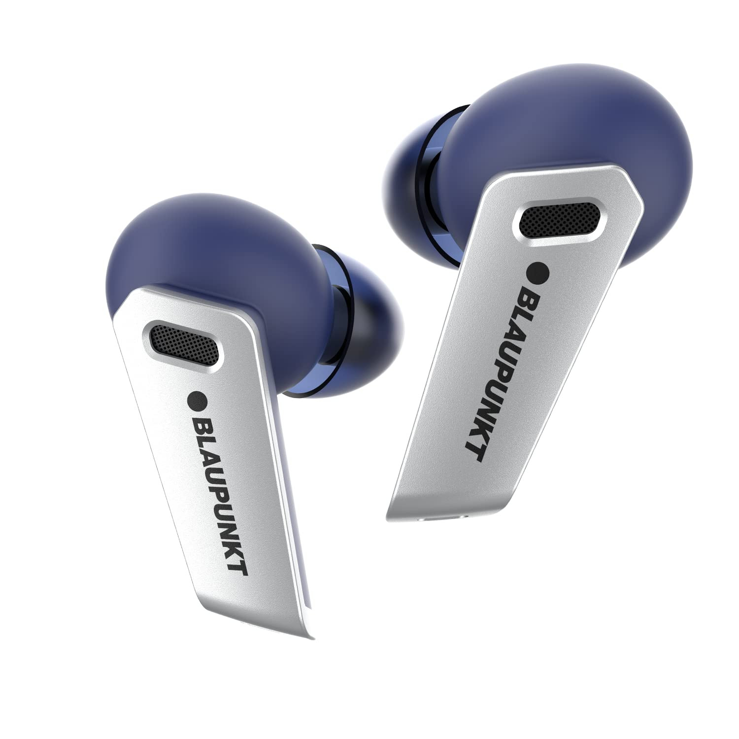 Blaupunkt Newly Launched BTW300 BASS Buds Truly Wireless Bluetooth in Ear Earbuds I Bass Demon Tech I ENC CRISPR TECH I 40Hrs Playtime I TurboVolt Charging I BT Version 5.3 I 80ms Low Latency (Blue)