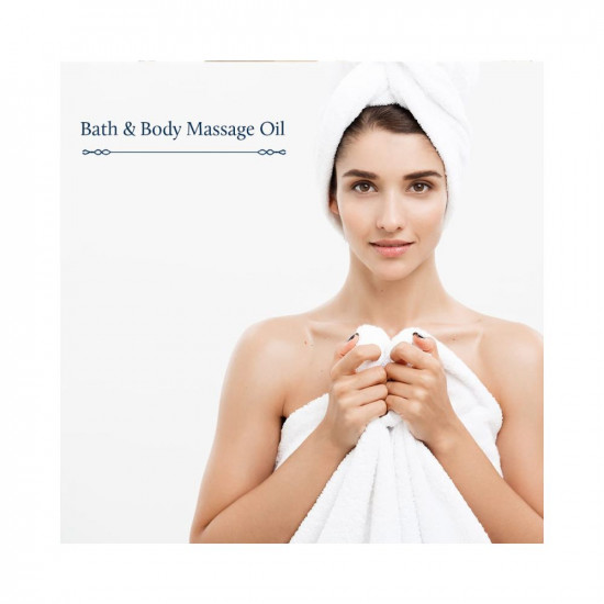 Blue Nectar Body Oil for Women & Men |Bath & Body Massage Oil with Ashwagandha & Natural Jasmine Oil (200 ml)