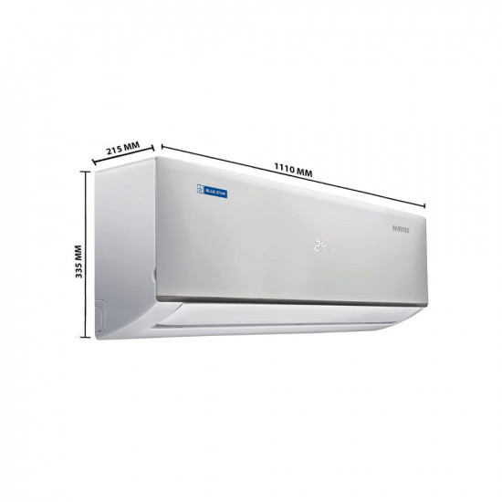 Blue Star 15 Ton 5 Star Inverter Split AC Copper Convertible 4-in-1 Cooling Mode 2022 Model IA718DCU White