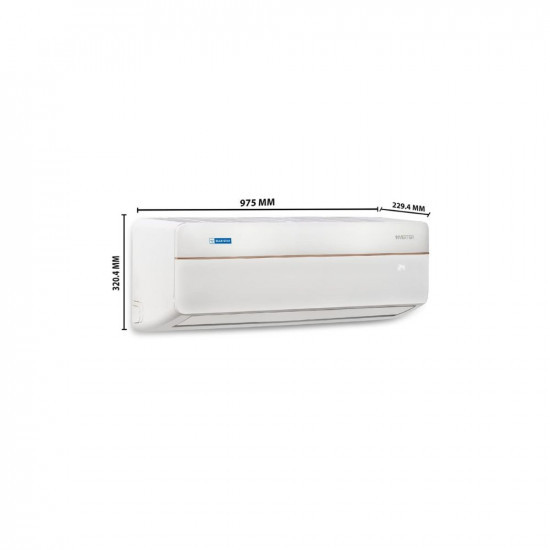 Blue Star 17 Ton 3 Star Inverter Split AC Copper Convertible 4-in-1 Cooling Mode 2022 Model IA319VCU White