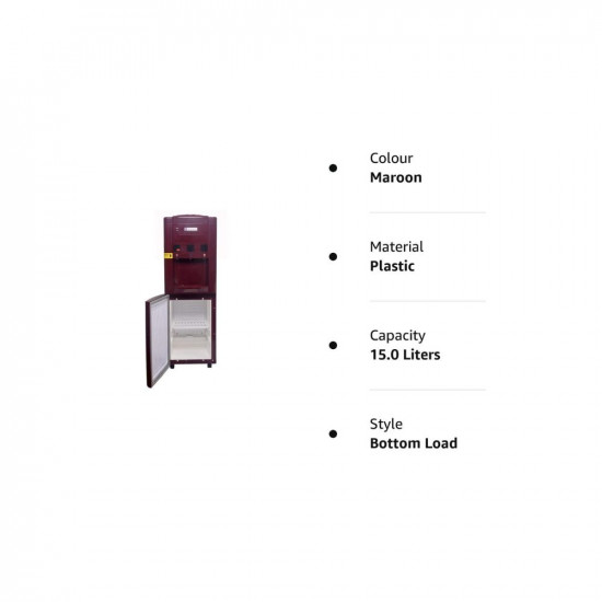 BLUE STAR BWD3FMRGA-M Blue Star Water Dispenser with Refrigerator Maroon Color
