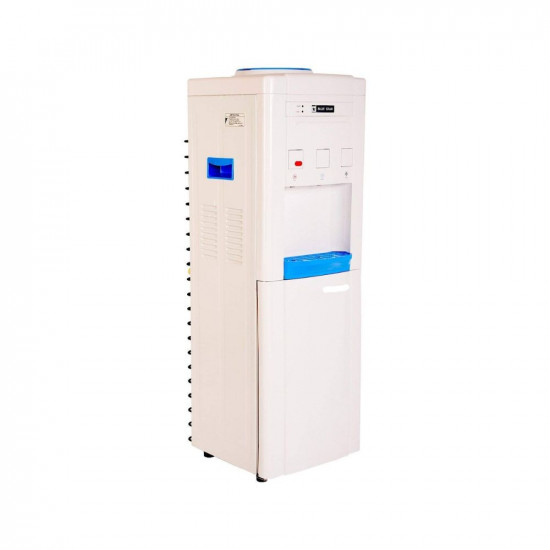 Blue Star Hot Cold and Normal Water Dispenser with Non Cooling Storage Cabinet - White  Blue
