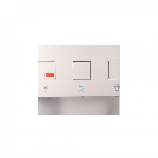Blue Star Hot Cold and Normal Water Dispenser with Non Cooling Storage Cabinet - White  Blue