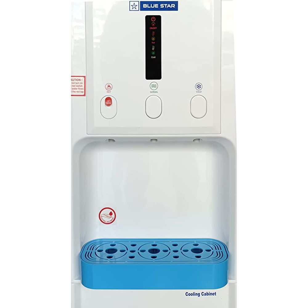 BLUE STAR UA Series Bottled Water Dispenser 3 Tap FLR HOT Cold Normal  5 LiterHour Water Capacity