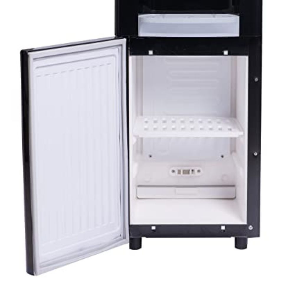 Blue Star Water Dispenser with Refrigerator - Black Color