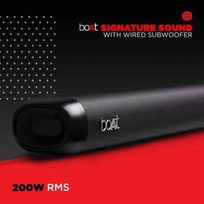 boAt Aavante Bar 4000DA with Dolby Atmos 3D 200 W Bluetooth Soundbar Premium Black 21 Channel