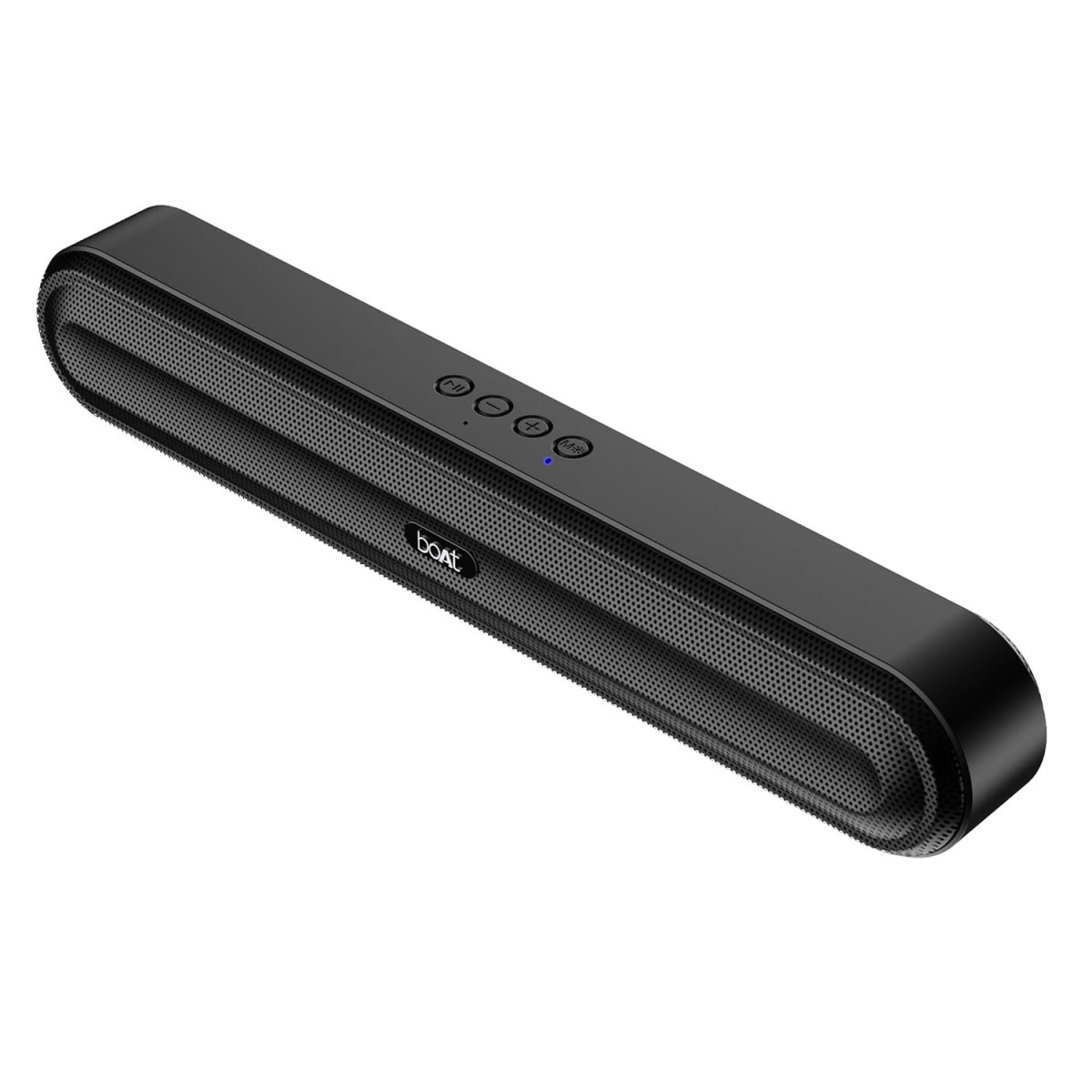 boAt Aavante Bar 490 Bluetooth Soundbar 10W RMS Signature Sound20 ChannelBTv51Dual Full-Range Drivers AUX TF Card USB Upto 7 Hrs PlaybackBuilt-in MicTWS FeatureClassic Black