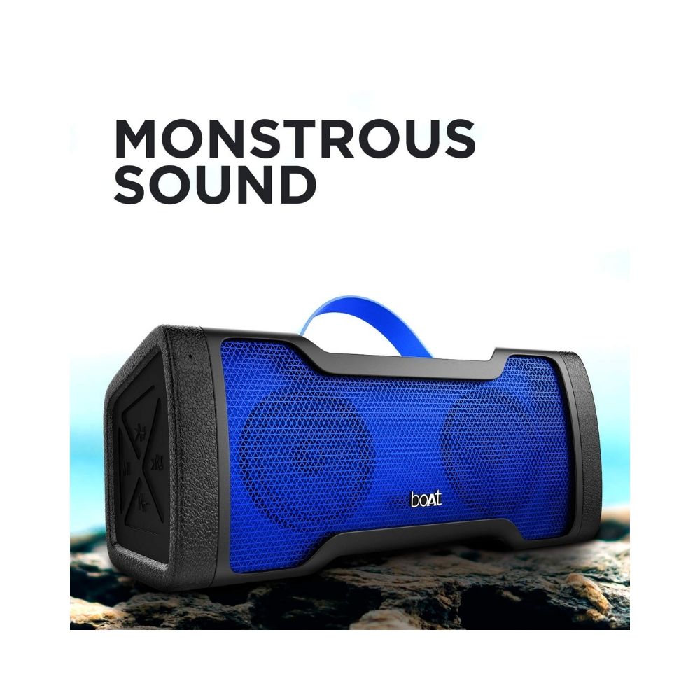 boAt Stone 1000 14W Bluetooth Speaker with 8 Hours Playback Bluetooth v50 IPX5 Water ResistanceBlue