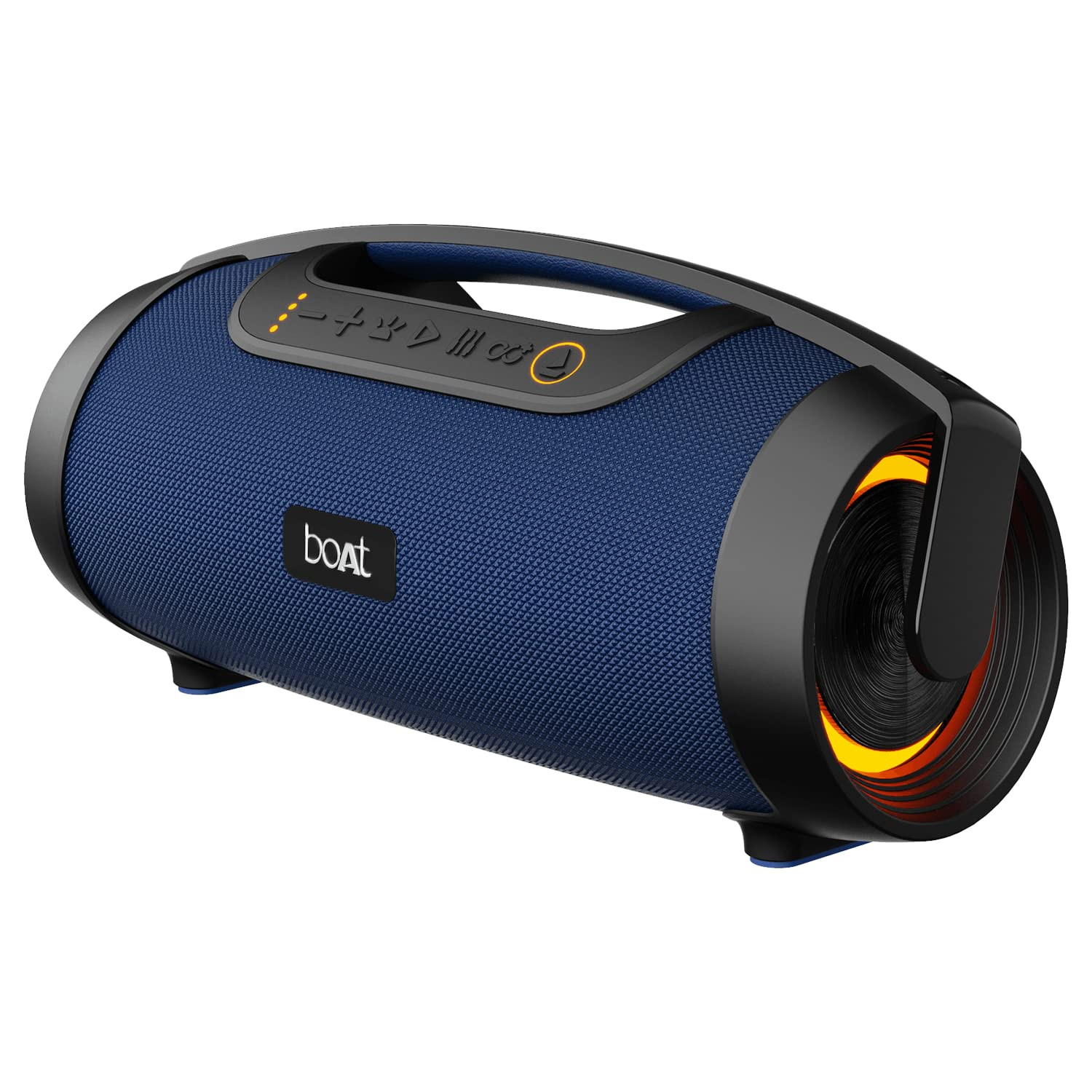 boAt Stone 1450 Portable Wireless Speaker with 40W RMS Signature Sound, RGB LEDs, TWS Feature, Multi-Compatibility Modes, IPX5 Water Resistance, EQ Modes(Blue Thunder)