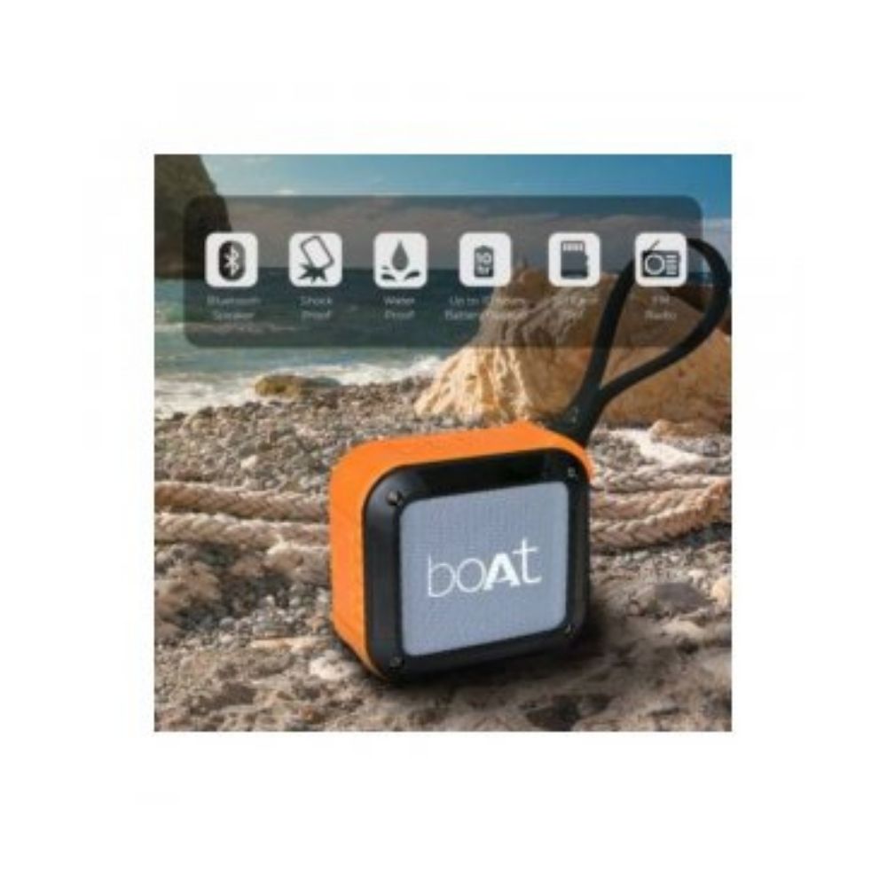 boAt Stone 210 3 W Bluetooth Speaker (Orange, Mono Channel)