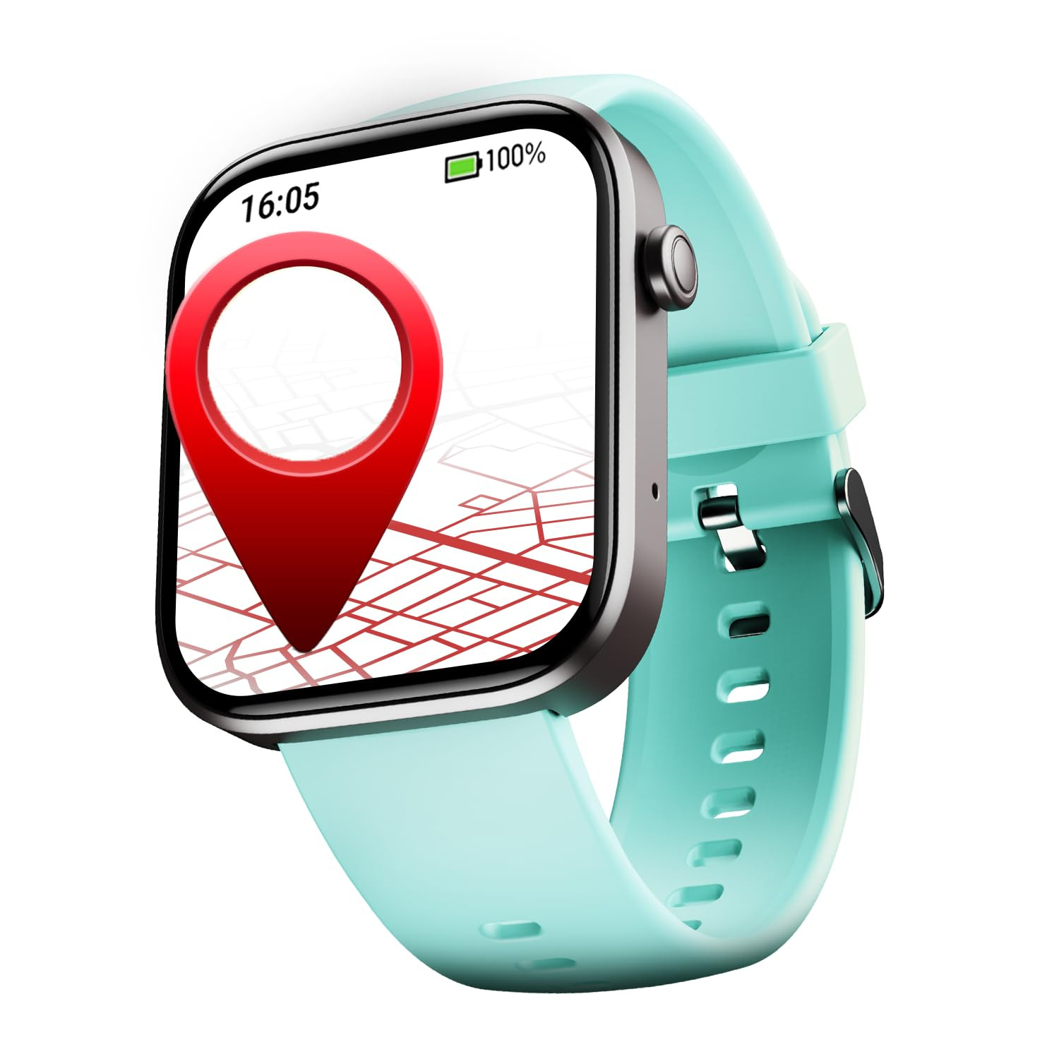 boAt Storm Call 3 wTBT Navigation Daily Activity Tracker DIY Watch Face Studio700 Active Modes 183 46 cm HD Display Fitness Smart Watch for Men  WomenMint Green