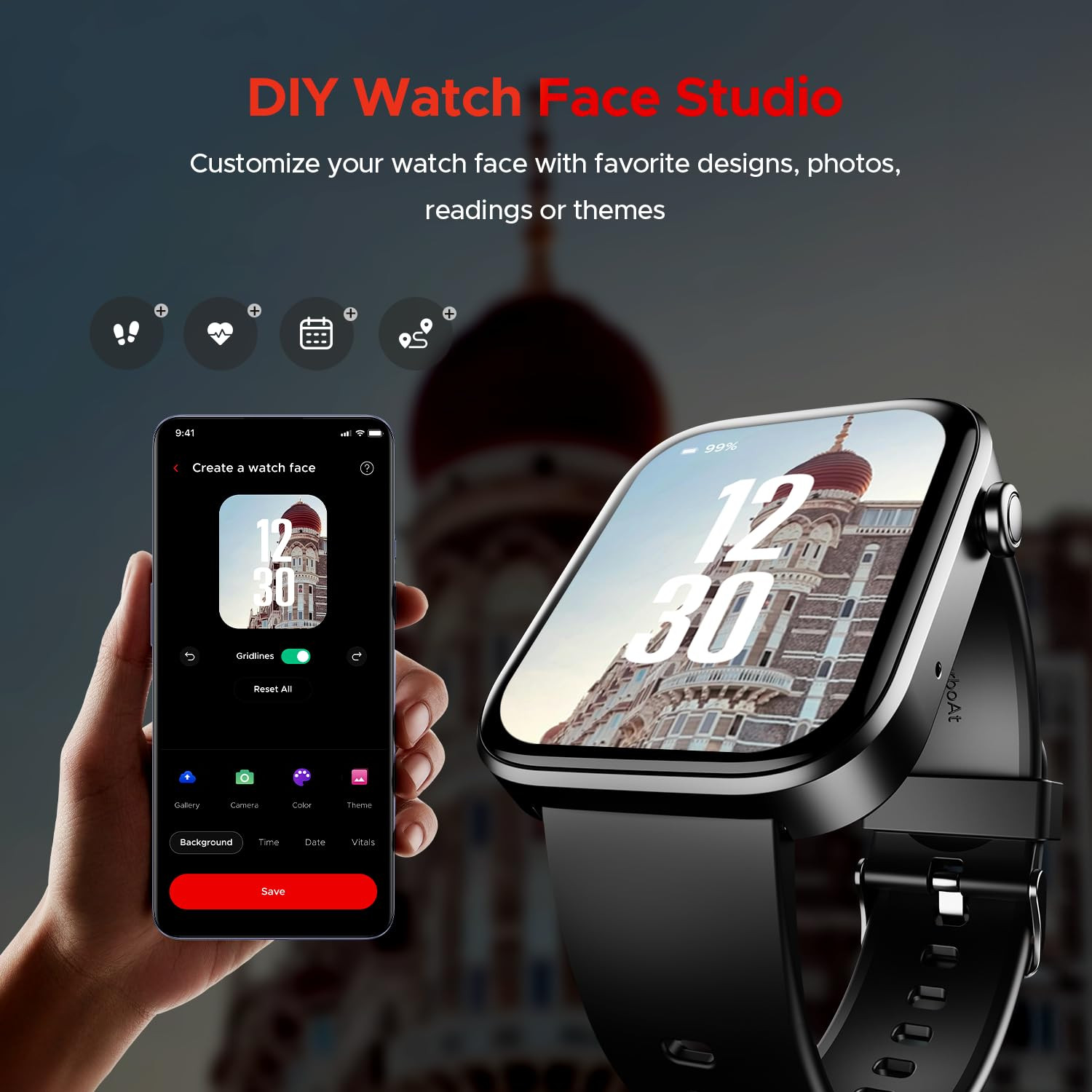 Boat Storm Call 3 wTurn-by-Turn Navigation 183 46 cm HD Display Bluetooth Calling Crest OS QR Tray Watch Face Studio Coins Emergency SOS Smart Watch for Men  WomenActive Black