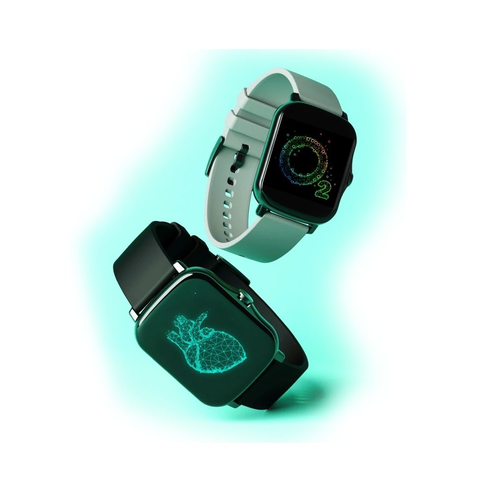 boAt Watch Vertex 1.69 HealthEcosystem Smart Watches (Black Strap)
