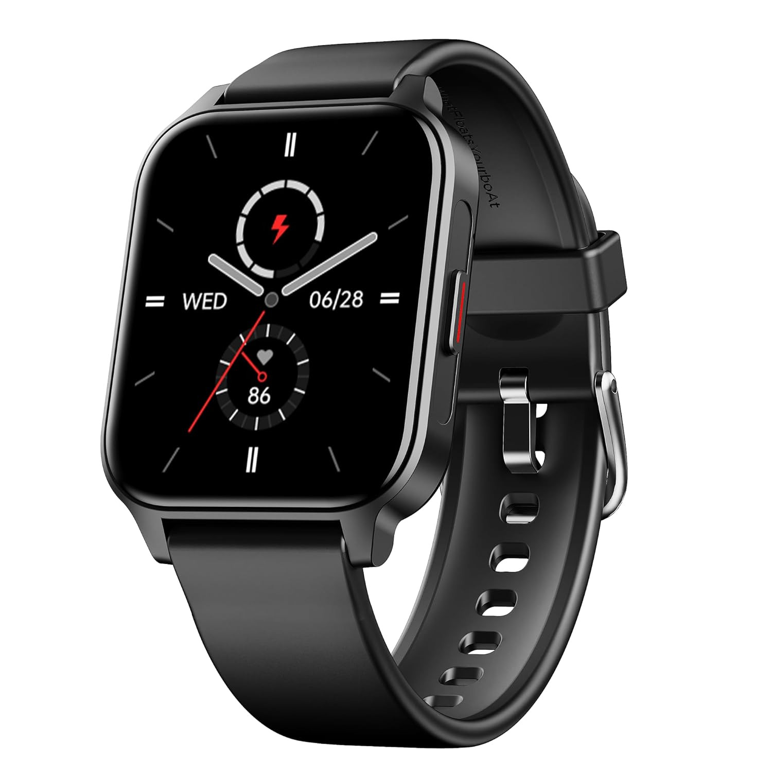 boAt Wave Call 2 Plus Smart Watch wBilingual Support HindiEnglish 196497 cm HD Display BT Calling 100Sports Modes Animated Watch Faces Voice AssistantActive Black
