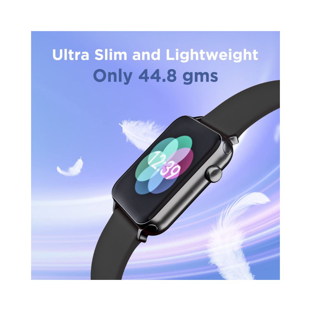 boAt Wave Lite Smartwatch with 1.69 Inches HD Display, Heart Rate & SpO2 Level Monitor (Active Black)