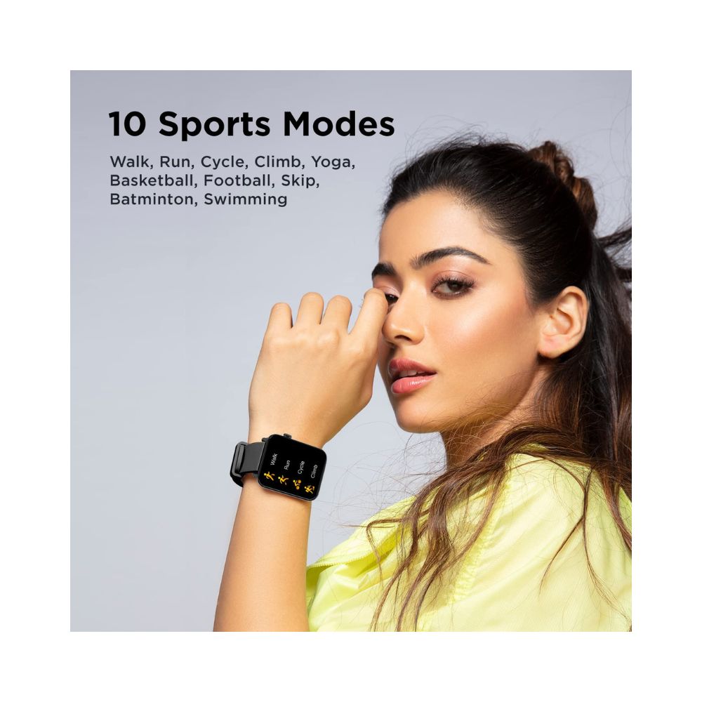 boAt Wave Lite Smartwatch with 1.69 Inches HD Display, Heart Rate & SpO2 Level Monitor (Active Black)