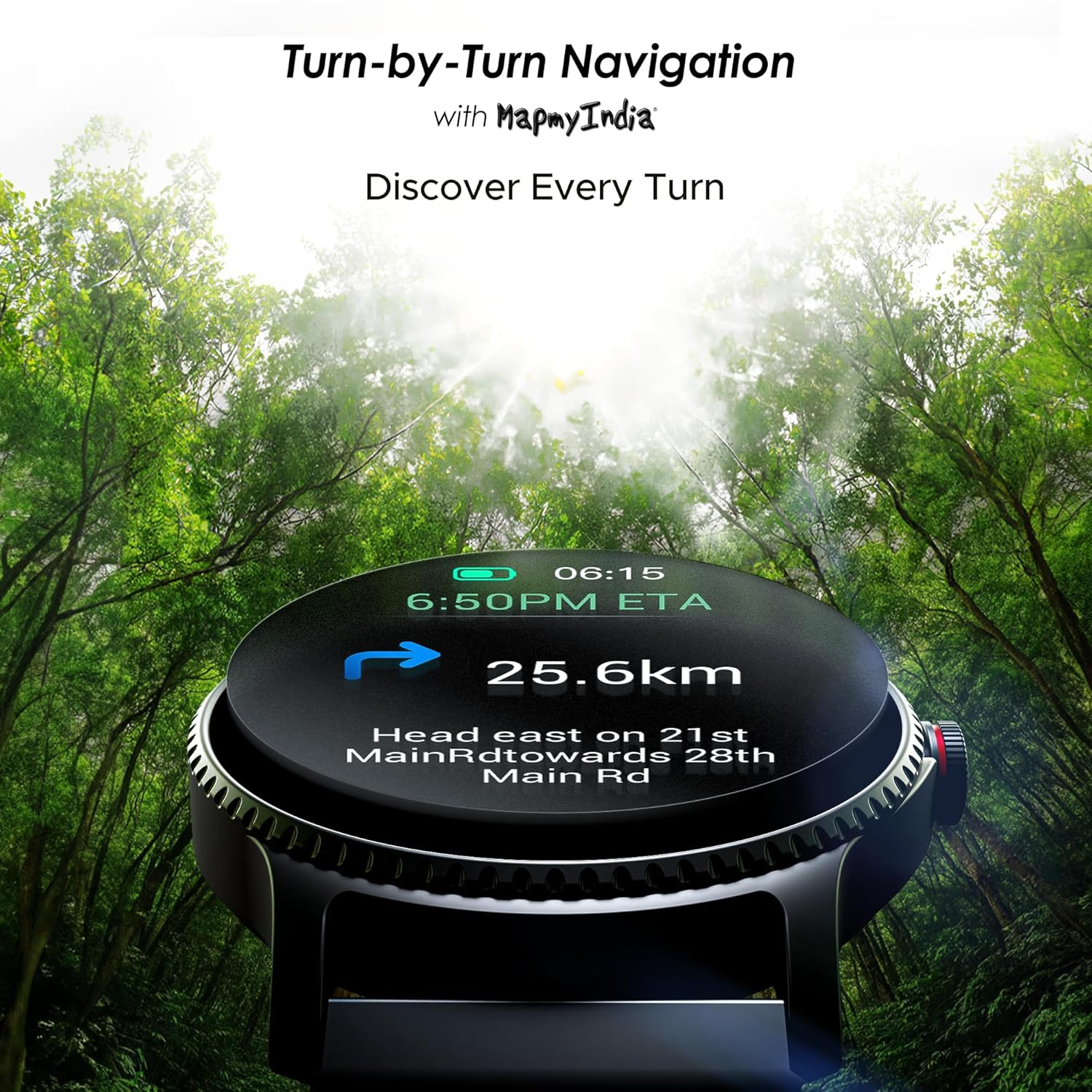 Boat Wave Sigma 3 wTurn-by-Turn Navigation 201 51 cm HD Display Bluetooth Calling Crest OS QR Tray Watch Face Studio Coins Emergency SOS Smart Watch for Men  WomenCool Grey