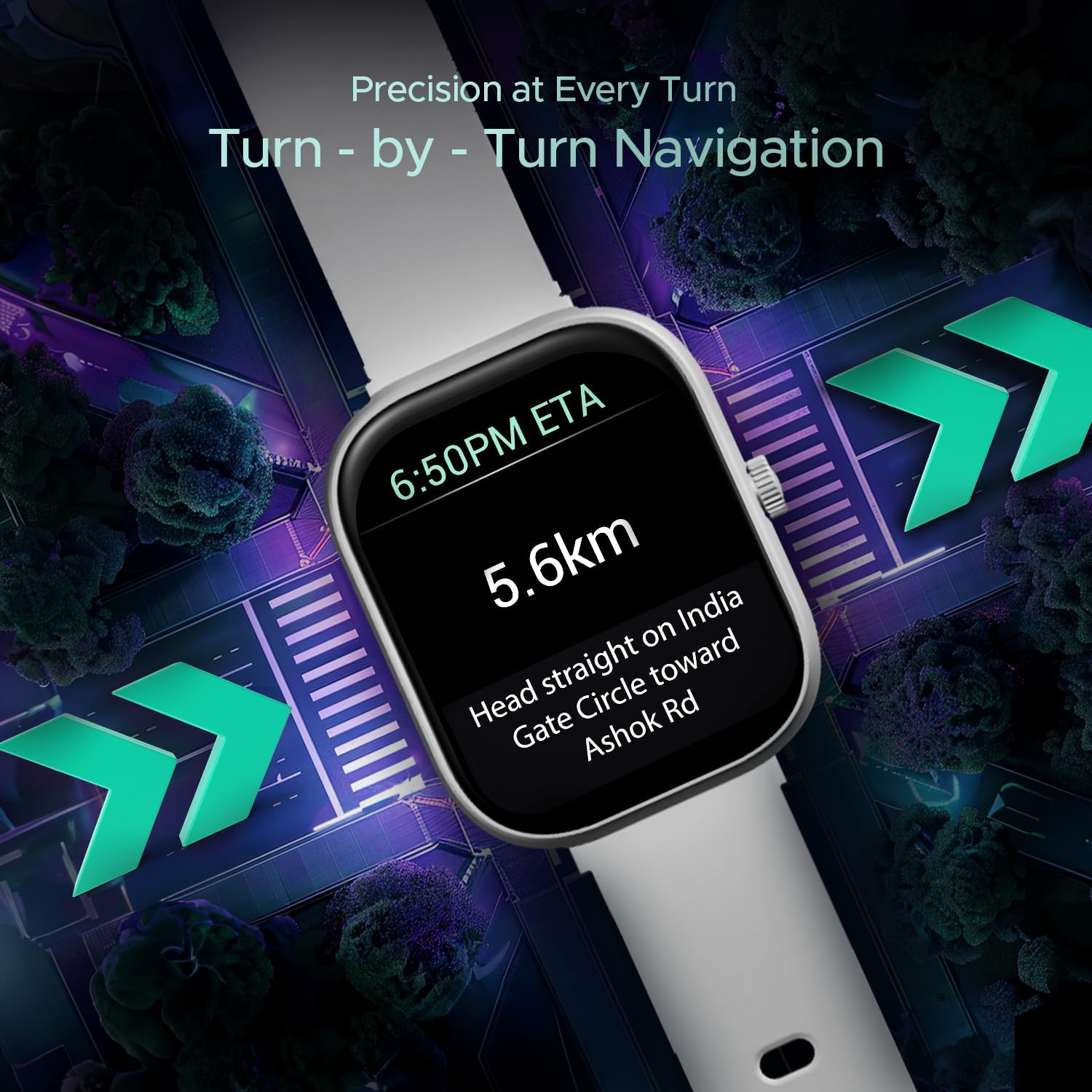 Boat Wave Sigma 3 wTurn-by-Turn Navigation 201 51 cm HD Display Bluetooth Calling Crest OS QR Tray Watch Face Studio Coins Emergency SOS Smart Watch for Men  WomenCool Grey