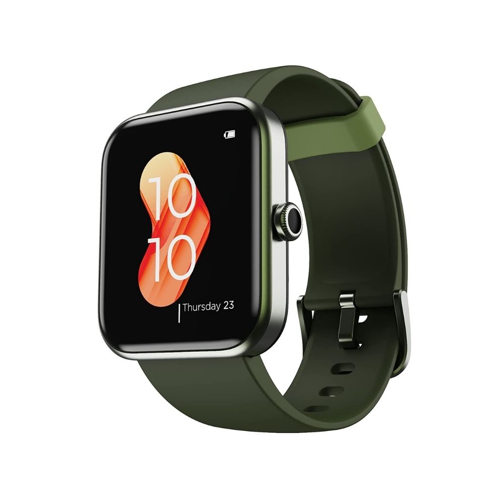 boAt Xtend Smartwatch with Alexa Built-in, 1.69 HD Display (Olive Green)