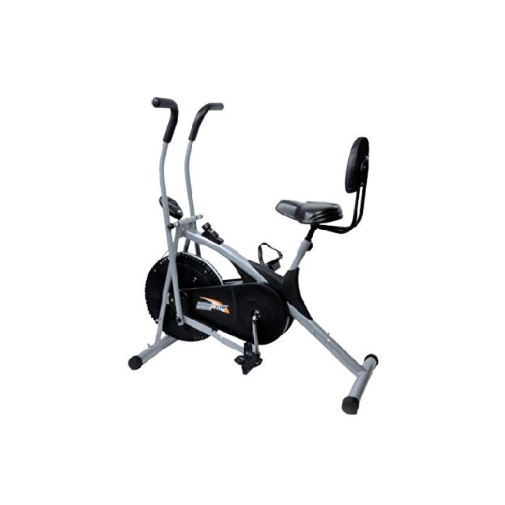 Body Gym Stamina.Back Support Body Gym Exercise Bike with Back Support (Black)