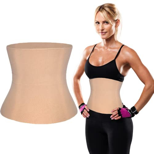 Boldfit Skin Tummy Tucker Women Nude Colour Body Shaper for Women and Men Tummy Shaper for Women Supports in Body, Waist and Hips in Workout, Training-Exercise Neoprene Being (4XL-5XL) (41