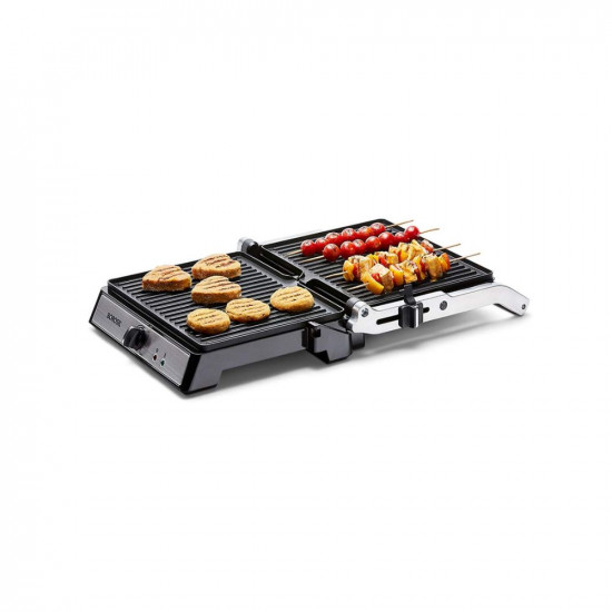 Borosil Super Jumbo 180 Grill Sandwich Maker Non-toxic non-stick coating Make 4 Sandwiches 2000 W