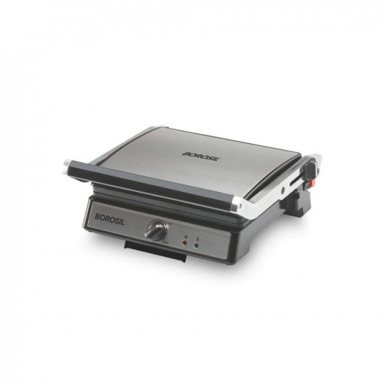 Borosil Super Jumbo 180 Grill Sandwich Maker Non-toxic non-stick coating Make 4 Sandwiches 2000 W