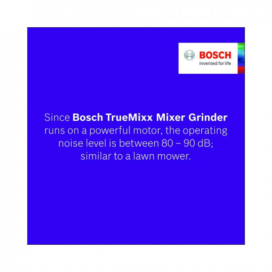 Bosch Appliances TrueMixx Pro Mixer Grinder MGM8642BIN 750W 4 Jars Black