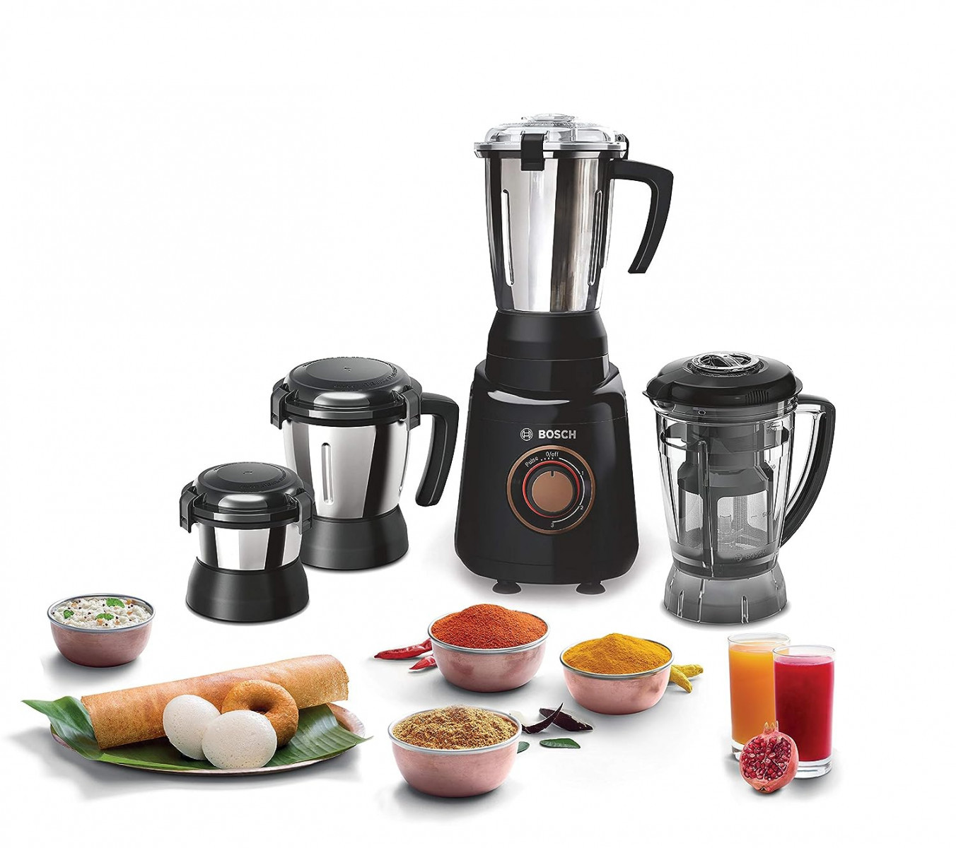 Bosch Bold 750Watt Mixer Grinder Black