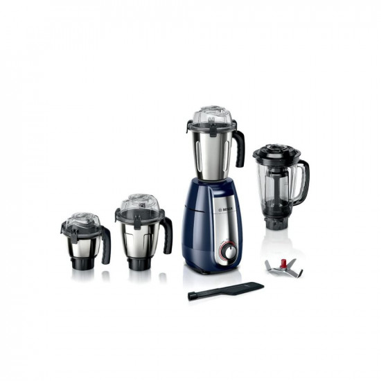 Bosch TrueMixx Pro Mixer Grinder MGM8842DIN 1000 W 4 Jars, Dark Blue