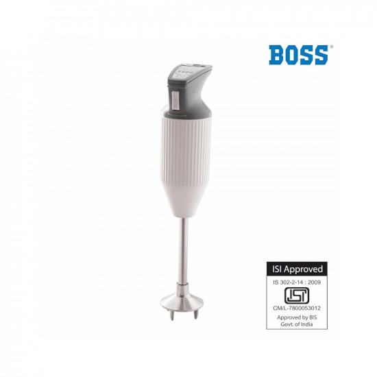 BOSS E111 Portable 125 Watt Hand Blender (Grey)