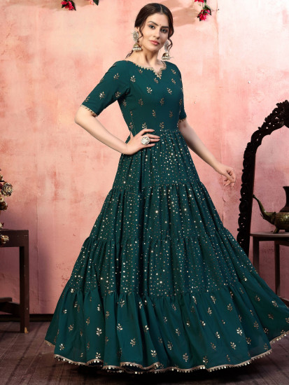 ZUAVI Anarkali Gown Price in India - Buy ZUAVI Anarkali Gown online at  Flipkart.com