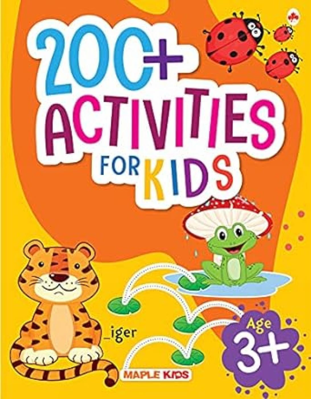 Brain Activity Book for Kids - 200+ Activities for Age 3+,Size