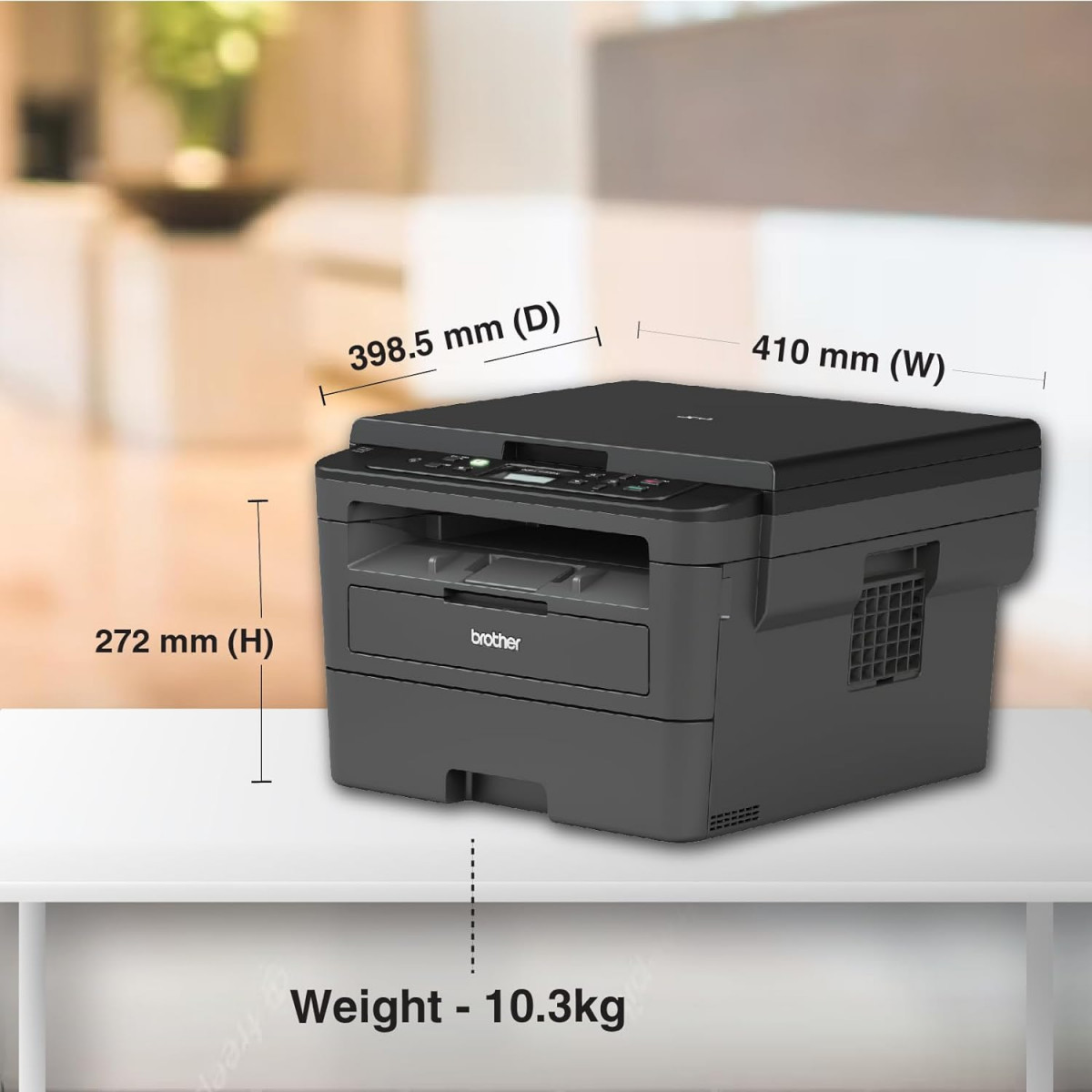 Brother DCP-L2531DW Multi-Function Monochrome Laser Printer with Auto-Duplex Printing  Wi-Fi