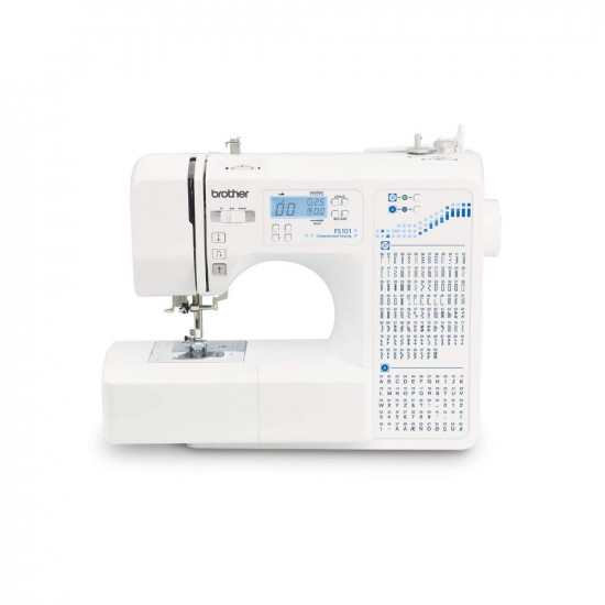 Brother FS 101 Computerized Plastic Sewing Machine White