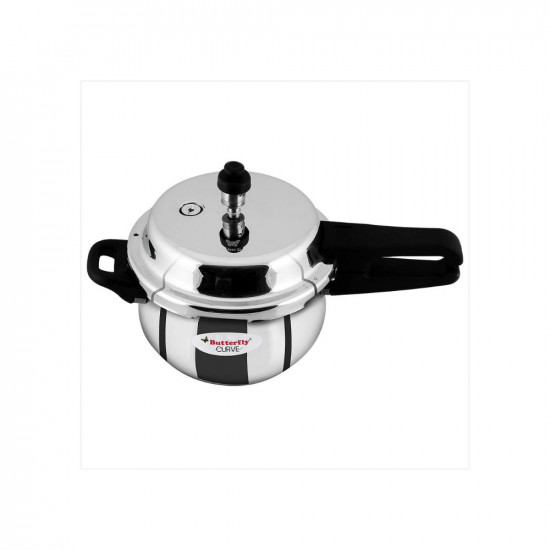 Butterfly Curve Stainless Steel Outer Lid Pressure Cooker 3 Litre