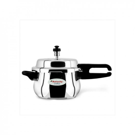 Butterfly Curve Stainless Steel Outer Lid Pressure Cooker 3 Litre