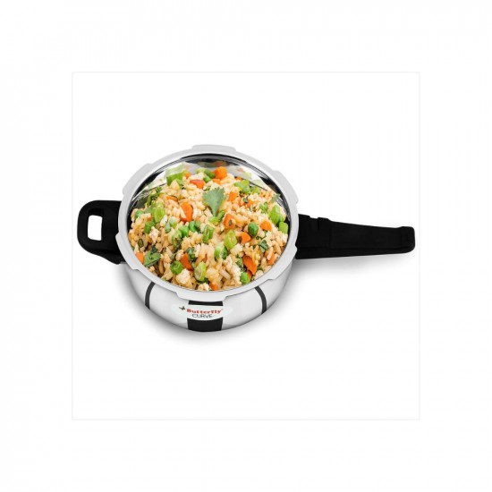 Butterfly Curve Stainless Steel Outer Lid Pressure Cooker 3 Litre