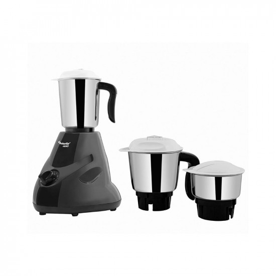 Butterfly Hero Mixer Grinder 500W 3 Jars Grey