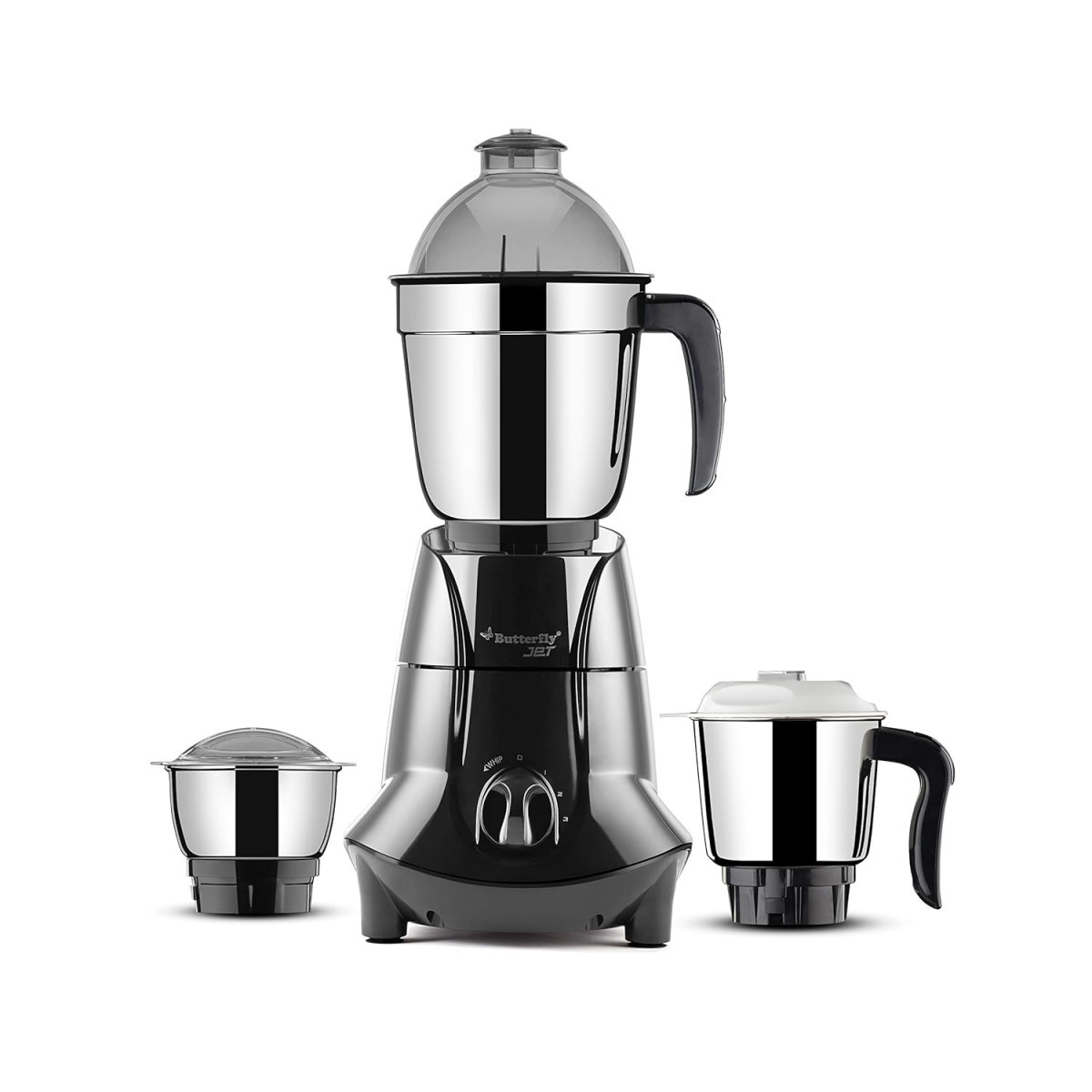 Butterfly Jet Elite 750-Watt Mixer Grinder with 3 Jars Grey