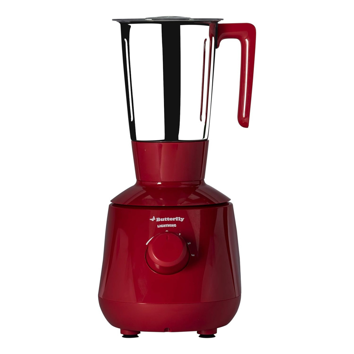 Butterfly Lightning Mixer Grinder 750 watts 4 Jars Red