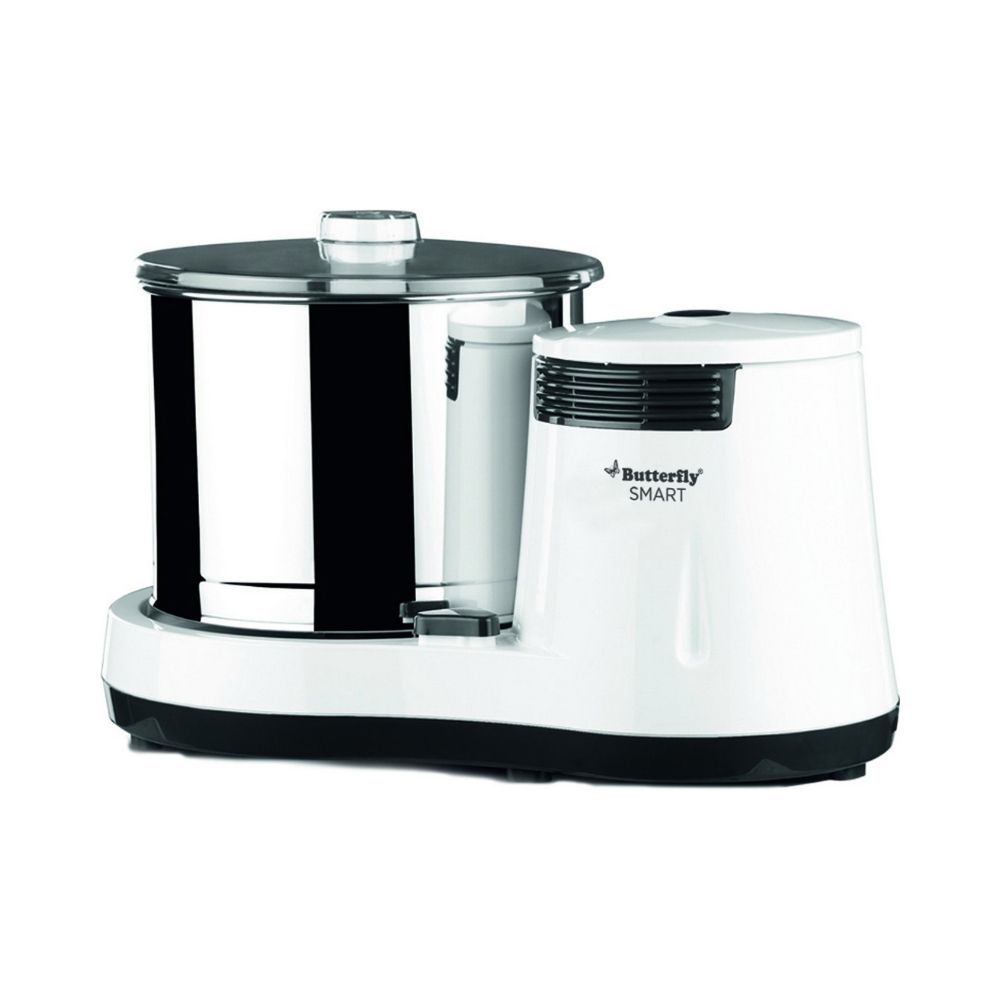 Butterfly Smart Wet Grinder 2L White with Coconut Scrapper Attachment Output - 150 W Input 260 W