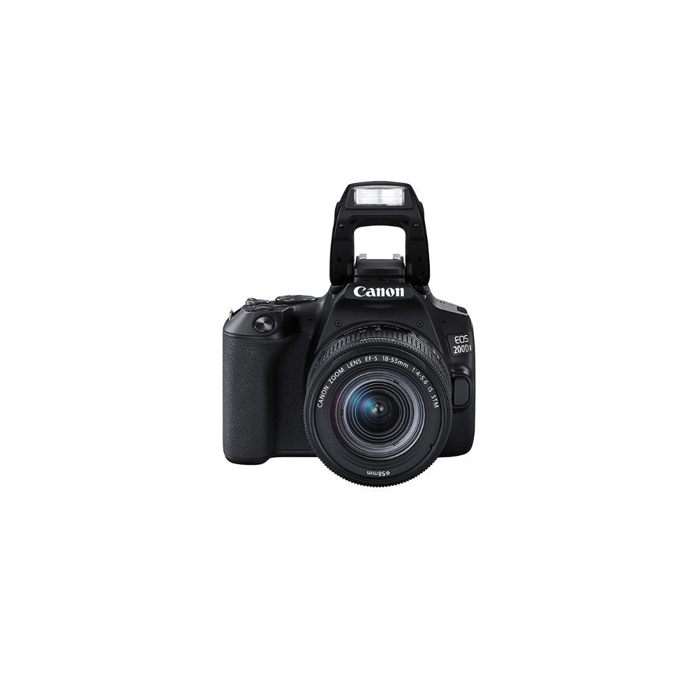 Canon EOS 200D II 241MP Digital SLR Camera  EF-S 18-55mm f4 is STM Lens Black