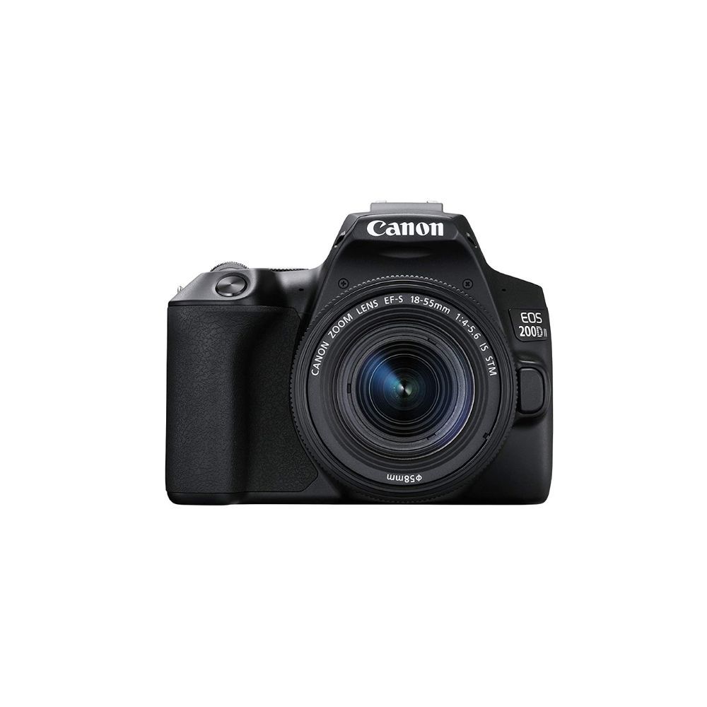 Canon EOS 200D II 241MP Digital SLR Camera  EF-S 18-55mm f4 is STM Lens Black