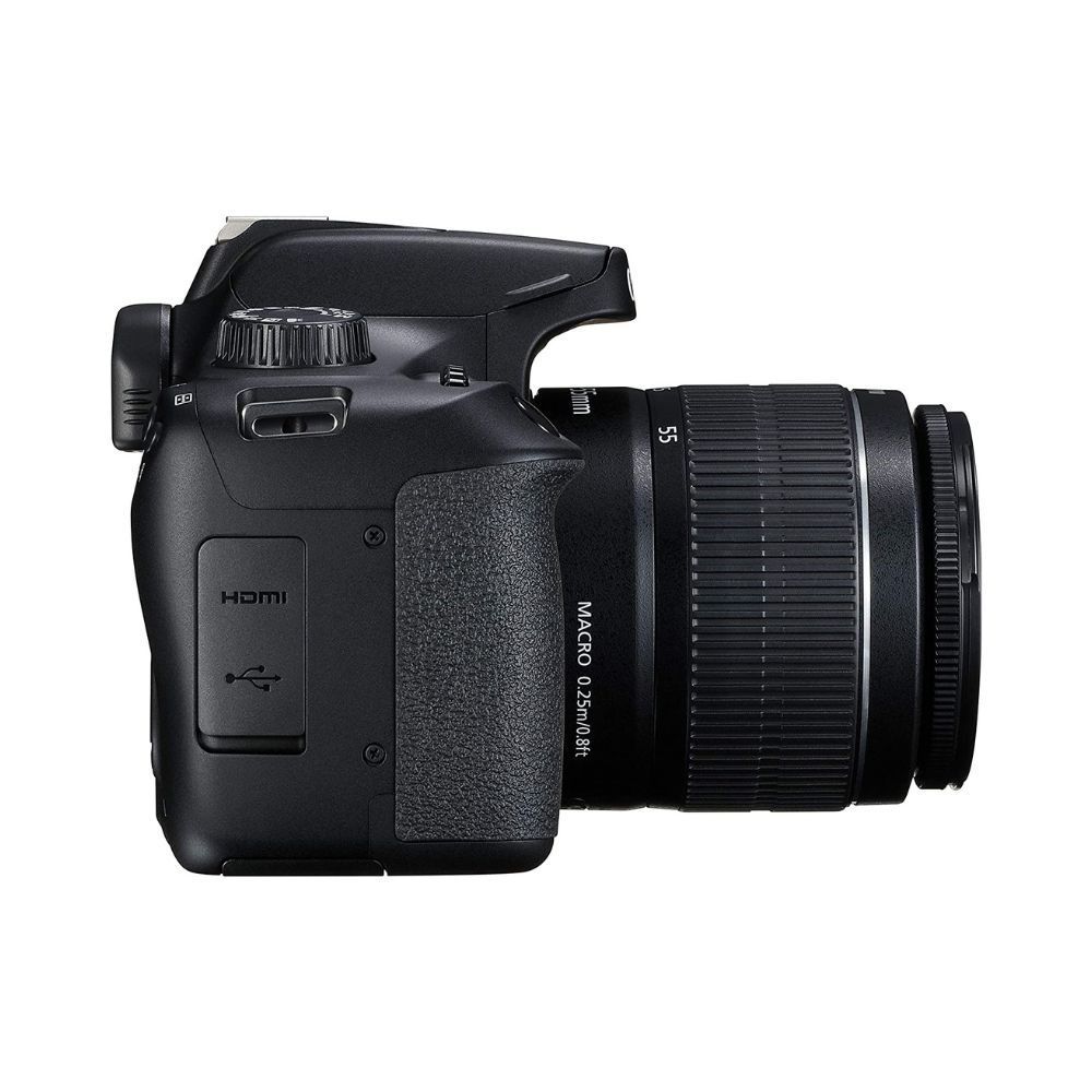 Canon EOS 3000D 18MP Digital SLR Camera Black with 18-55mm is II Lens 16GB Card and Carry Case