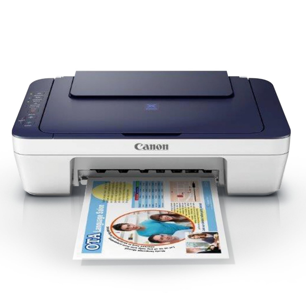Canon PIXMA E477 All in One Print Scan Copy WiFi Ink Efficient Colour Printer for HomeStudent
