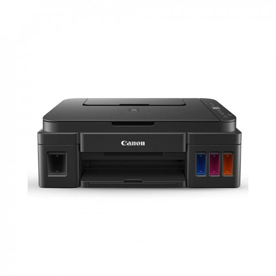 Canon PIXMA G2012 Printer Mono/Colour, Print, Scan,Copy, High Volume Printing, 3.04 LCD Screen, 2 Additional Black Ink Bottles