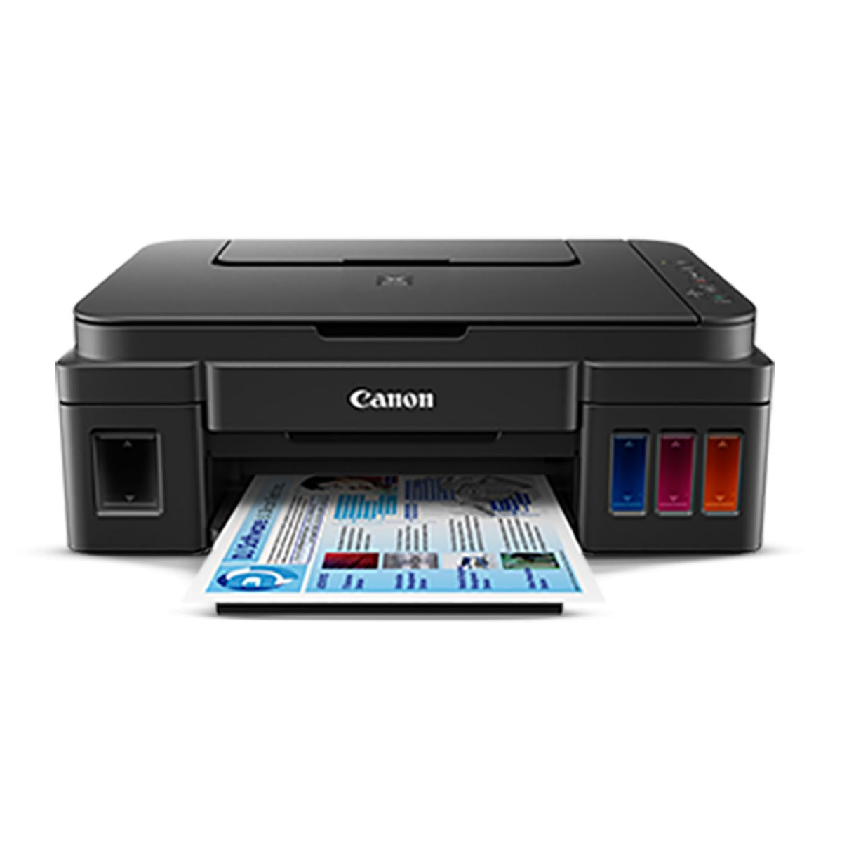 Canon PIXMA MegaTank G3000 All in One WiFi Inktank Colour Printer with 2 Additional Black Ink Bottles