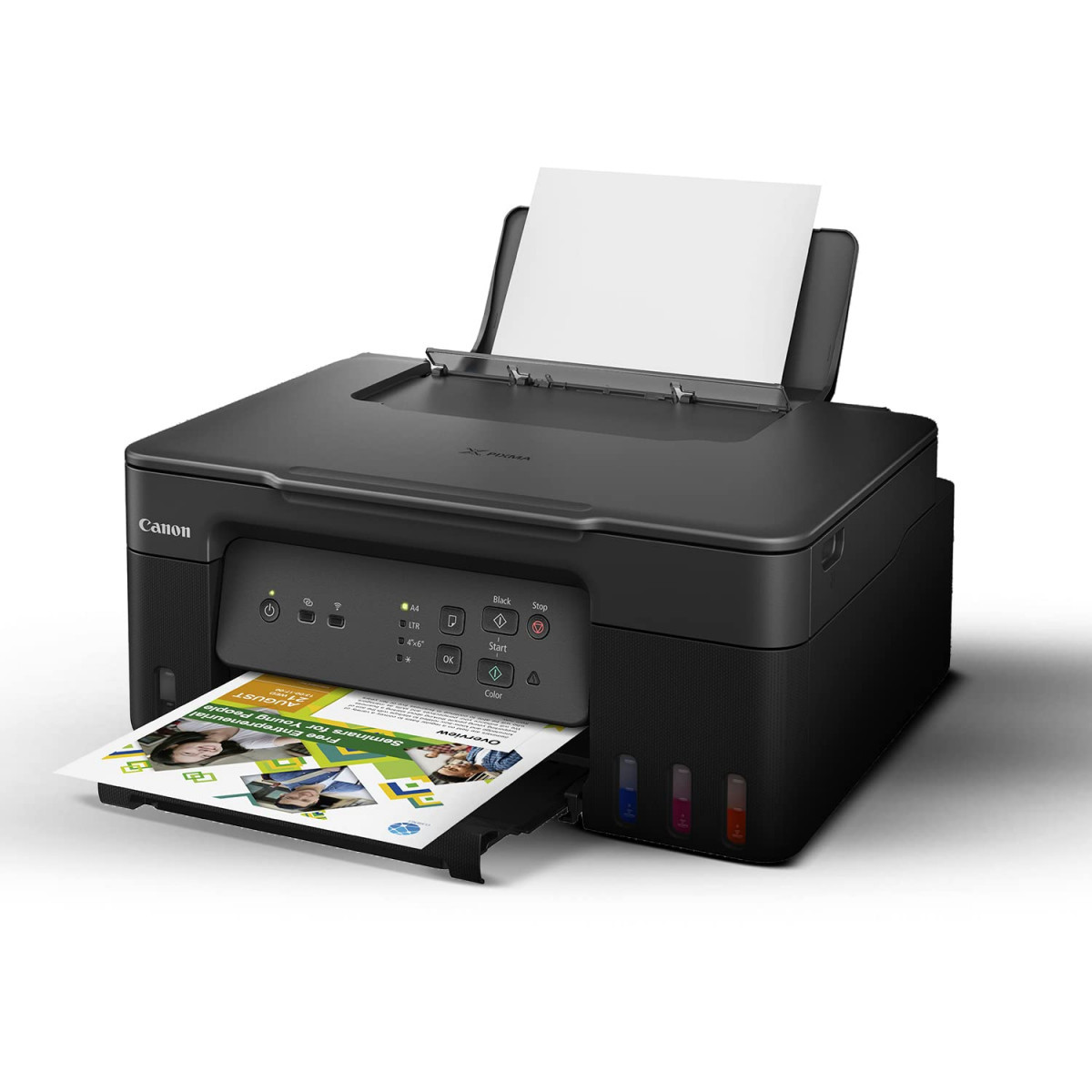 Canon PIXMA MegaTank G3730 All-in-one Print Scan Copy Wireless Inktank Printer with Small Size Ink Bottles